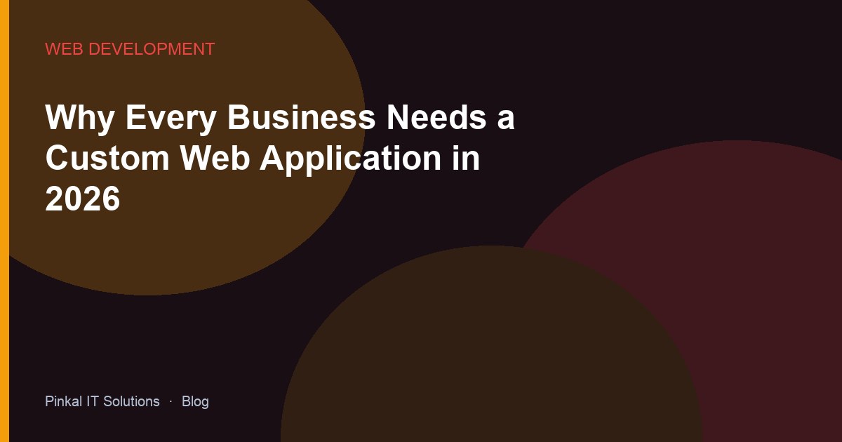 Why Every Business Needs a Custom Web Application in 2026